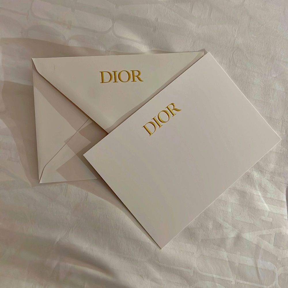 Dior greeting card